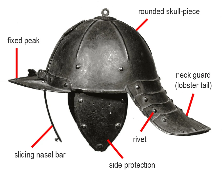 Lobster-tailed pot helmet_Cloned_eng