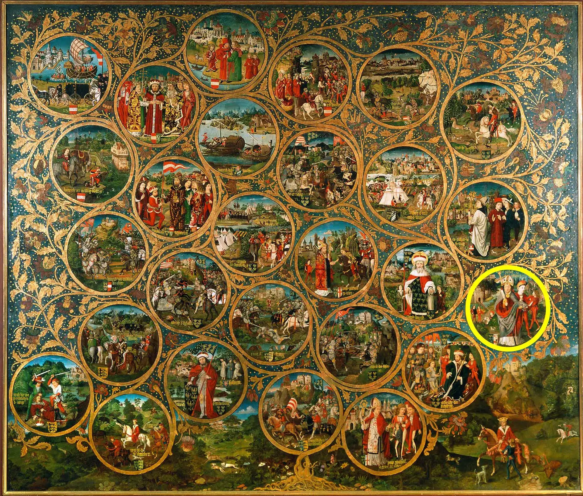 Babenberger Stammbaum, Stift Klosterneuburg