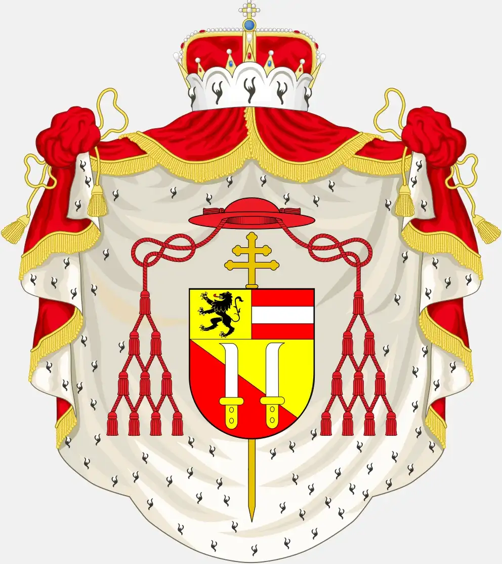 Coat of Arms of the Prince-Archbishop of Salzburg, Andreas Jakob von Dietrichstein, Primus Germaniae