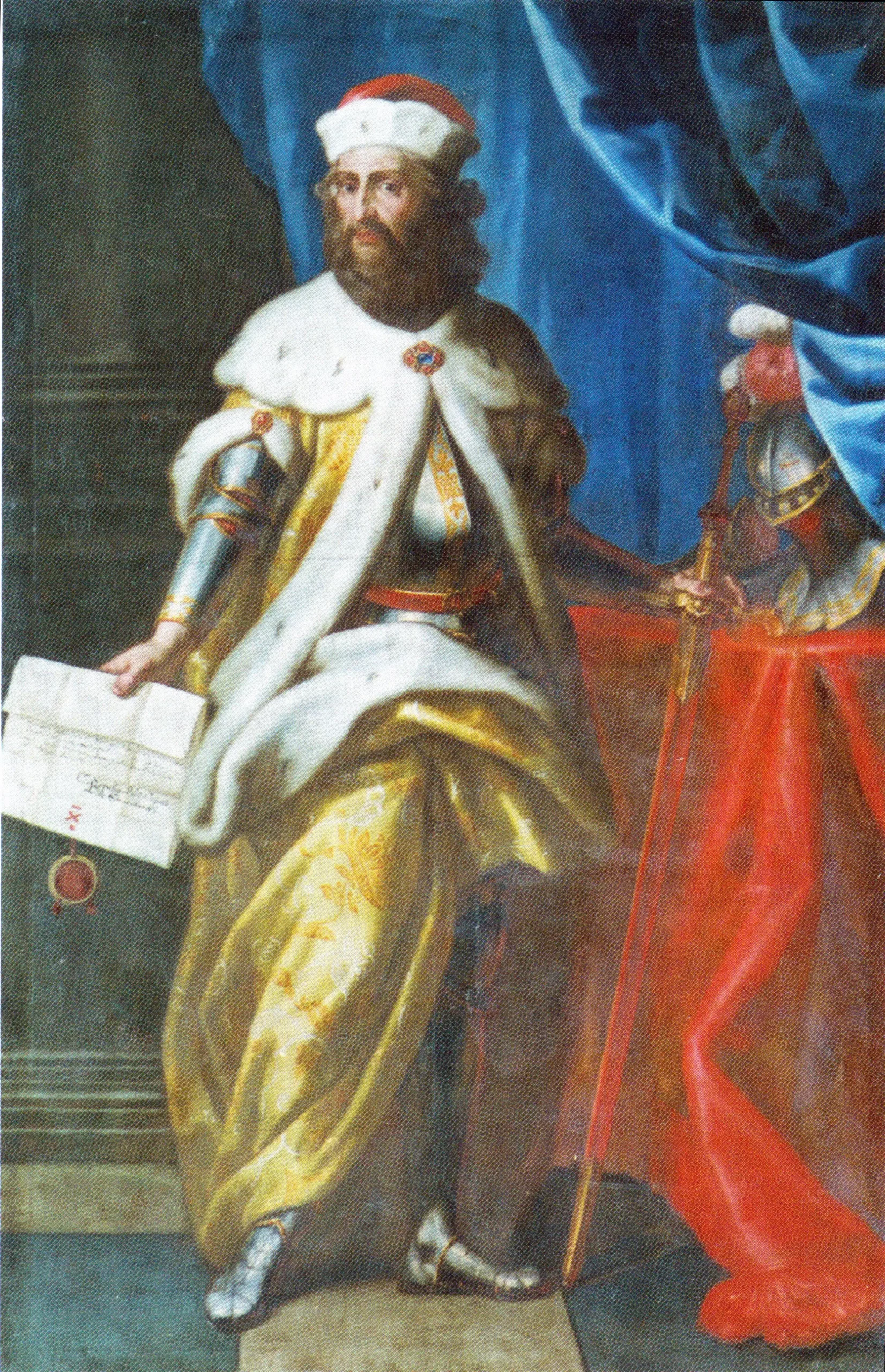 Bernhard von Spanheim. Medium: oil on canvas