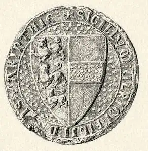Siegel Ulrich III., 1253