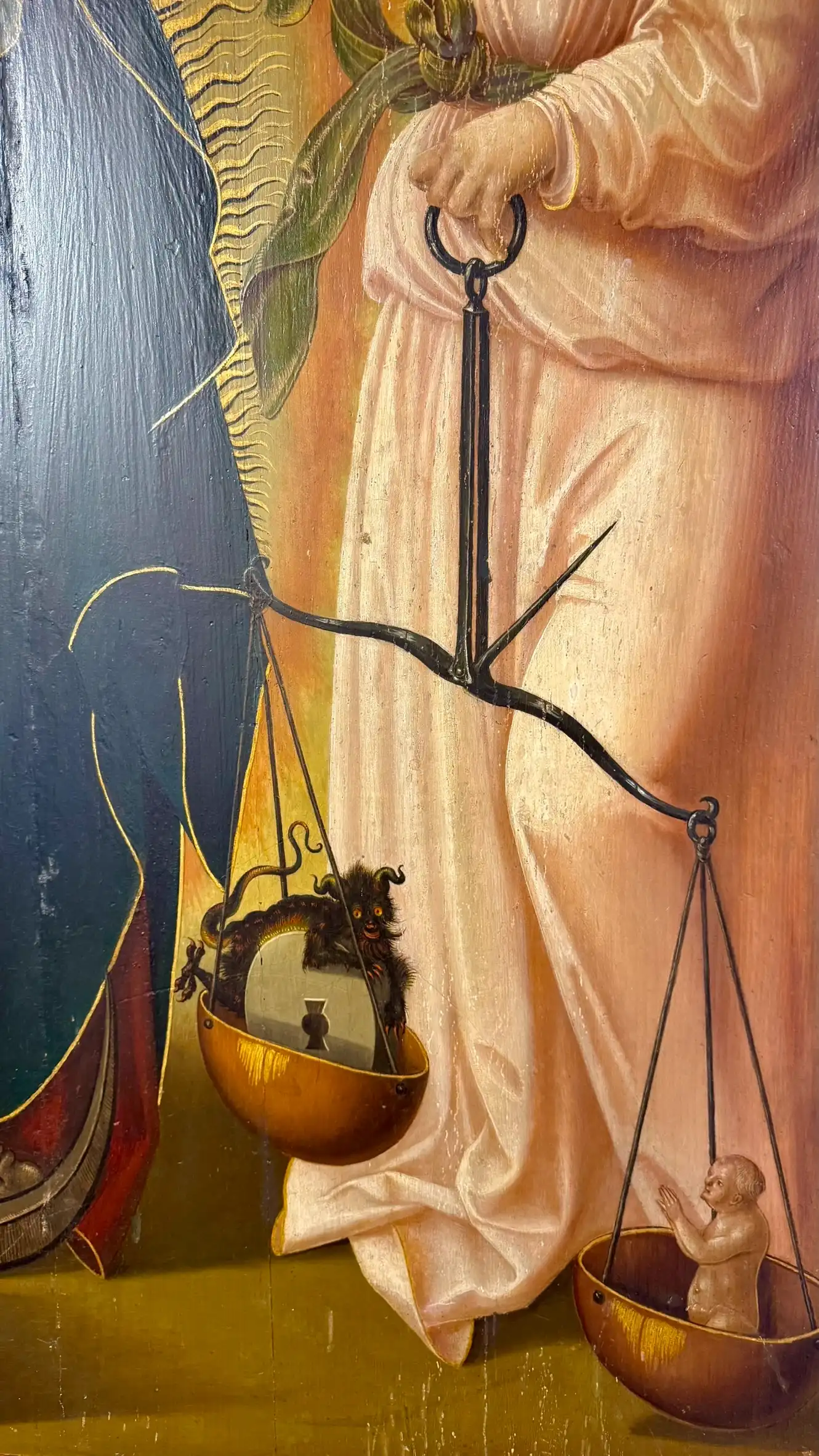 Archangel Michael Holding the “Scales of Justice” in His Left Hand