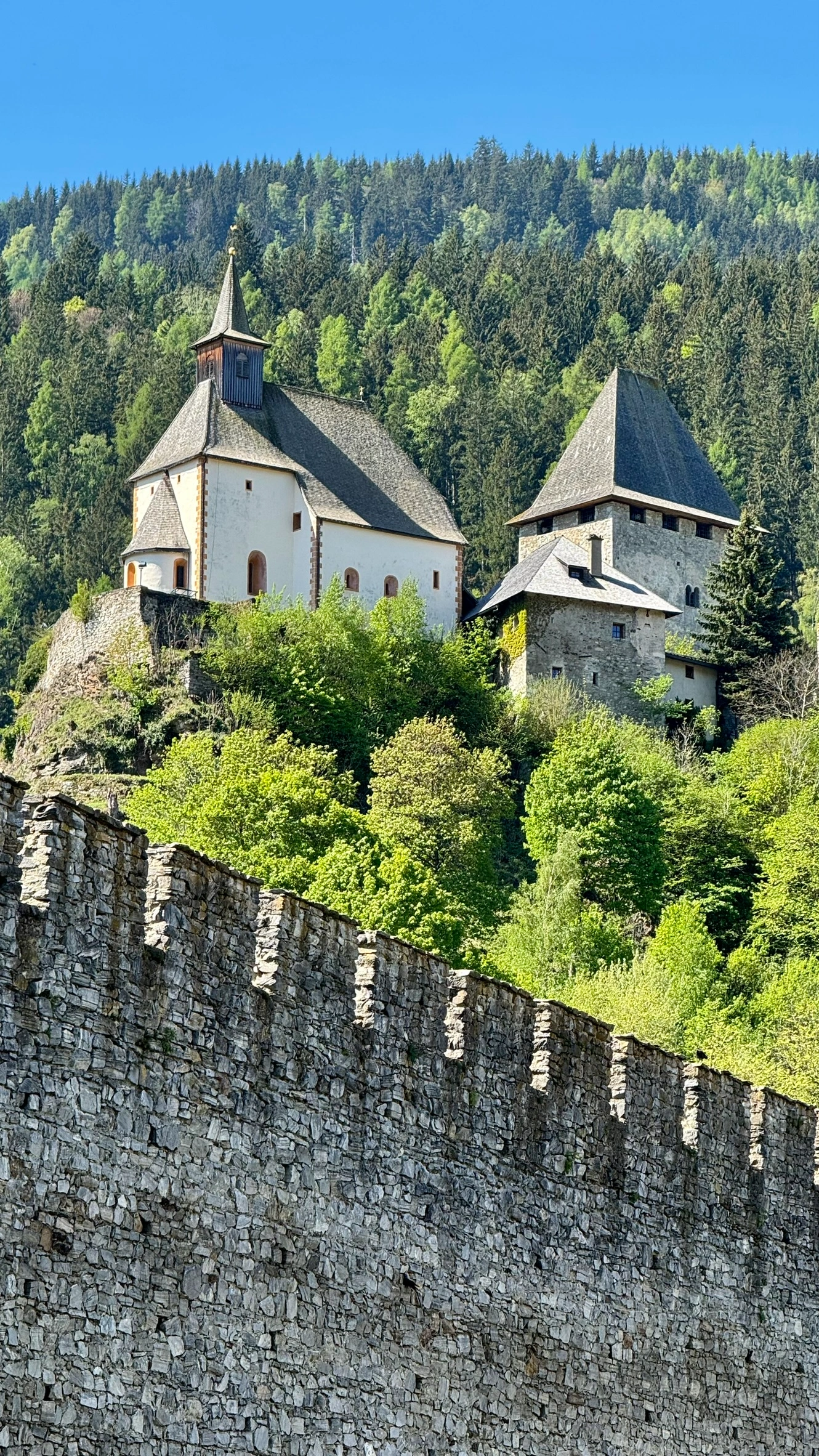 Nördlicher Abschnitt der Stadtmauer