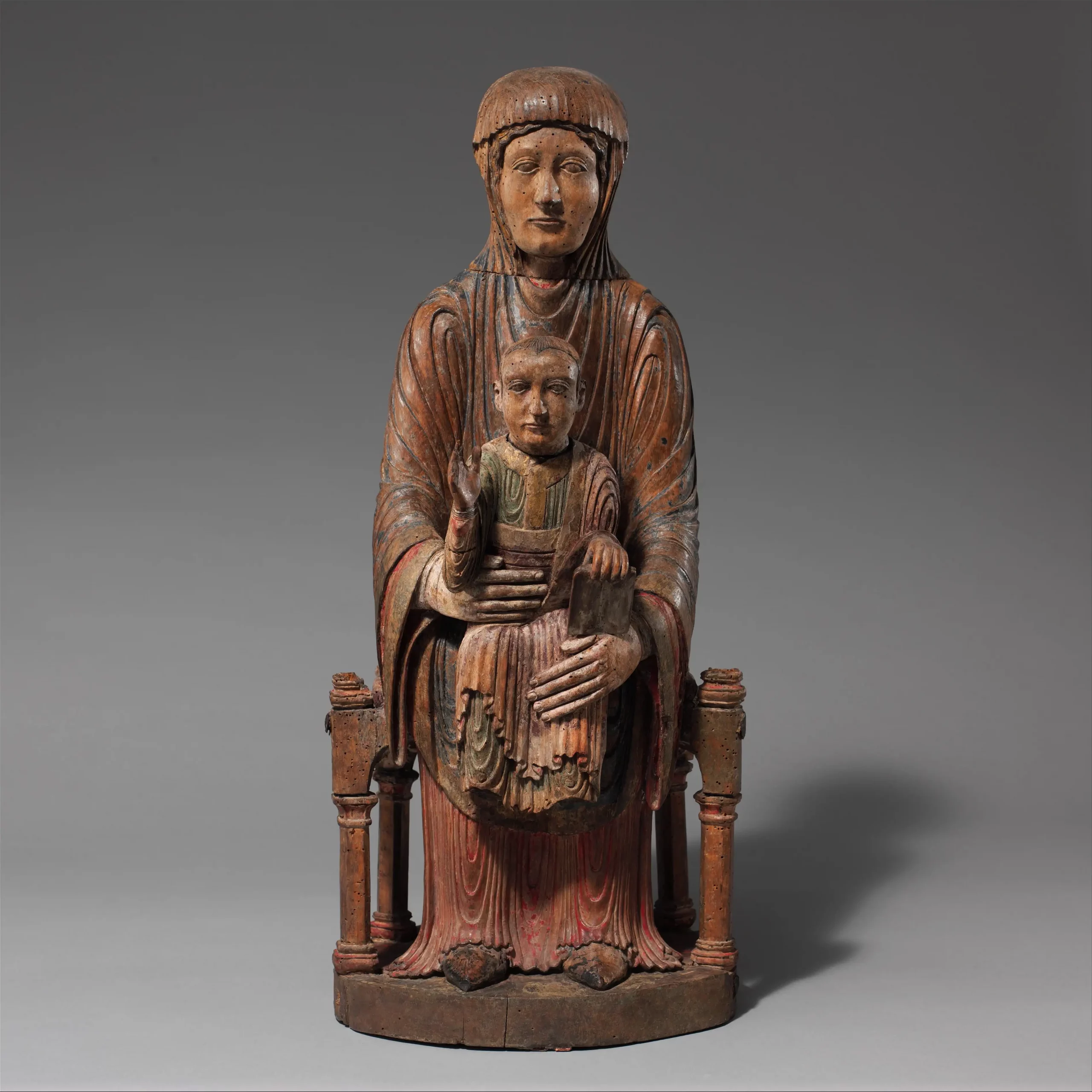 Enthroned Virgin and Child | Sculpture | 1150–1200 | CC0