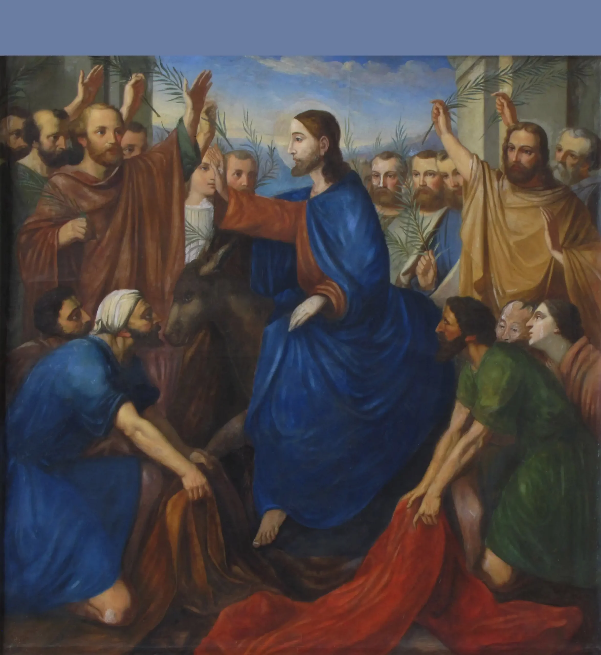 Christ’s Entry into Jerusalem | Joseph Maximilian Selenmayer | Fresco | 19th C. | Photo: Ralph Hammann | CC BY-SA 4.0