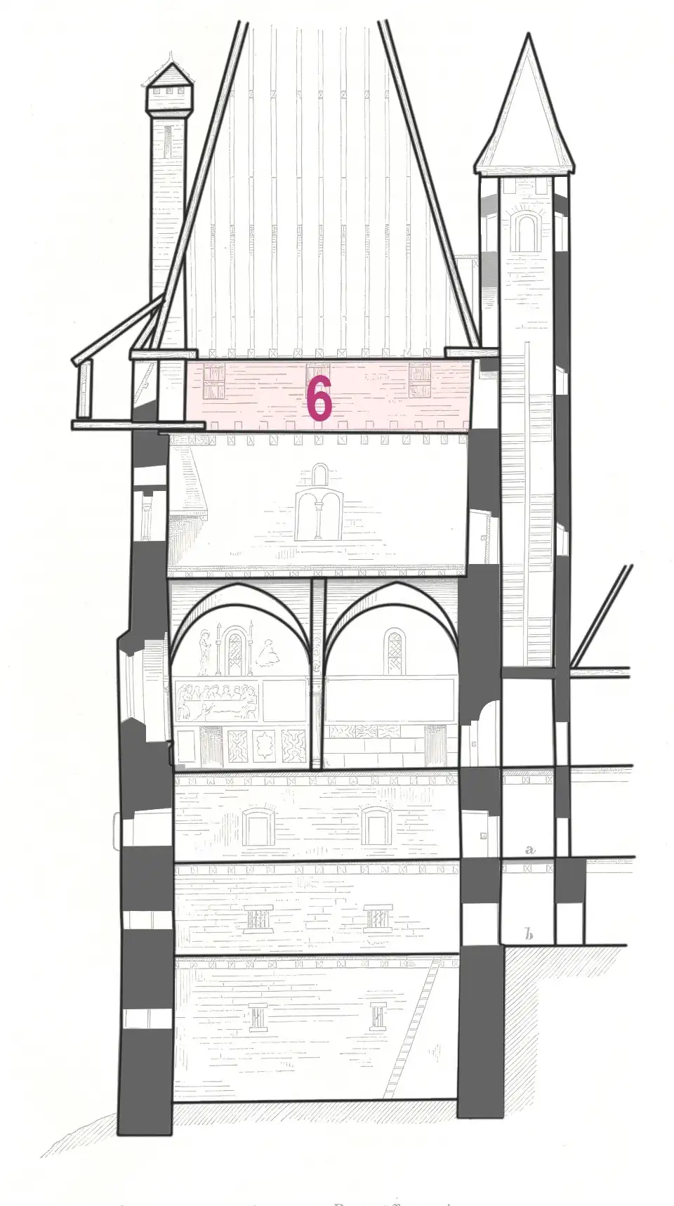 Level 6 | Battlemented Fighting Platform (with Timber Hoarding)