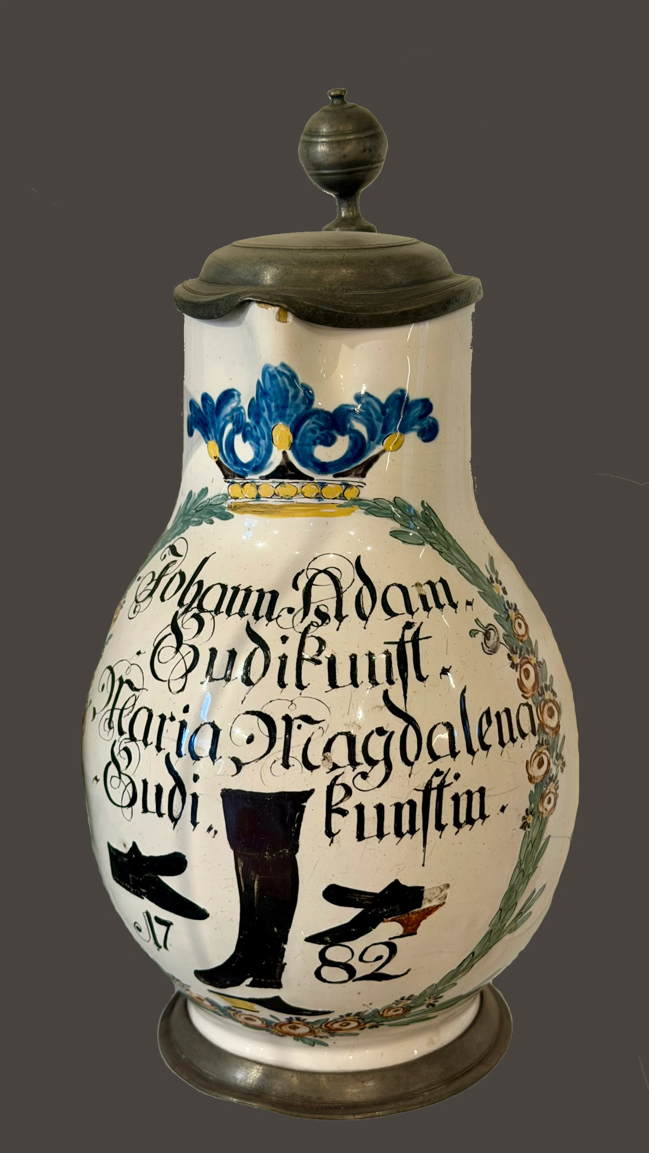 Guild Tankard of a Shoemaker, 1782
